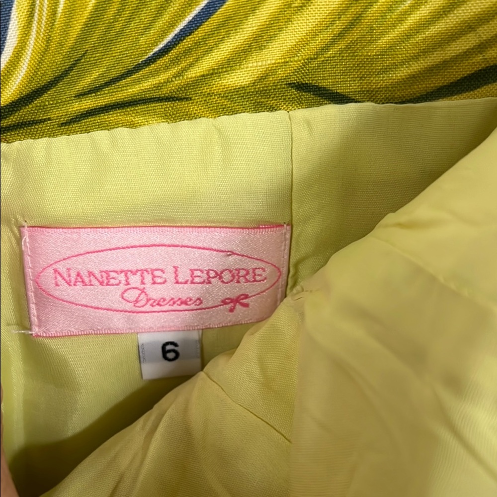 Nanette Lepore Peacock Strapless Sundress - Picture 4 of 6